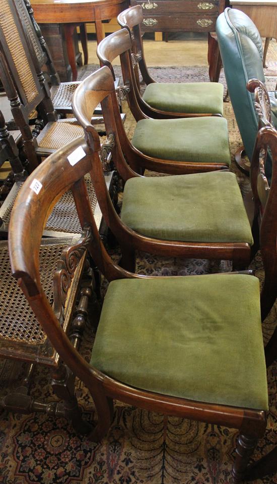 Set 4 dining chairs